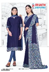 Company Uniforms - Corporate Uniform Sarees - Corporate Housekeeping Uniform Sarees Manufacturer in Erode, Tamilnadu