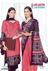 Company Uniforms - Corporate Uniform Sarees - Corporate Staff Uniform Sarees Wholesale Price in Erode, Tamilnadu