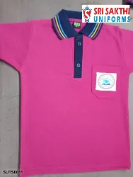 School Uniforms - Uniform T-Shirts - School Female Teachers Uniform T-Shirts Wholesale Shops in Erode, Tamilnadu