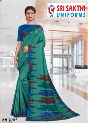 Womens Uniforms - Teachers Uniform Sarees - Housekeeping Sarees Manufacturer in Erode, Tamilnadu