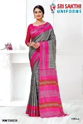 Womens Uniforms - Teachers Uniform Sarees - Lady Saree Sale in Erode, Tamilnadu