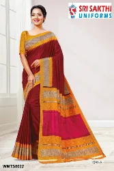 Womens Uniforms - Teachers Uniform Sarees - Lady Sarees Manufacturer in Erode, Tamilnadu