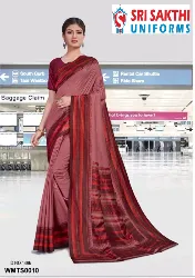Womens Uniforms - Teachers Uniform Sarees - Lady Teacher Saree Wholesale Distributors in Erode, Tamilnadu