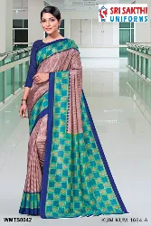 Womens Uniforms - Teachers Uniform Sarees - Lady Teacher Sarees Wholesaler in Erode, Tamilnadu