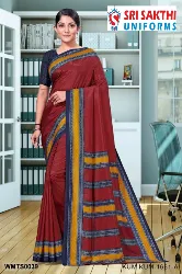 Womens Uniforms - Teachers Uniform Sarees - Woman Saree Sale in Erode, Tamilnadu