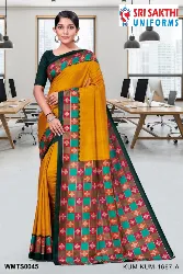Womens Uniforms - Teachers Uniform Sarees - Woman Saree Sale in Erode, Tamilnadu