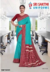 Womens Uniforms - Teachers Uniform Sarees - Woman Teacher Saree Manufacturer in Erode, Tamilnadu