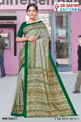 Womens Uniforms - Teachers Uniform Sarees - Woman Teacher Sarees Wholesale Distributors in Erode, Tamilnadu
