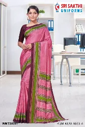 Womens Uniforms - Teachers Uniform Sarees - Woman Teacher Sarees Wholesale Shops in Erode, Tamilnadu