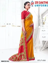 Womens Uniforms - Staff Uniform Sarees - Dealers in Erode, Tamilnadu
