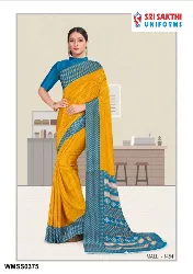 Womens Uniforms - Staff Uniform Sarees - Dealers in Erode, Tamilnadu