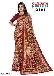 Womens Uniforms - Staff Uniform Sarees - Distributors in Erode, Tamilnadu