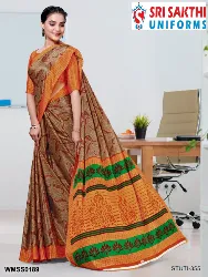 Womens Uniforms - Staff Uniform Sarees - Manufacturer in Erode, Tamilnadu