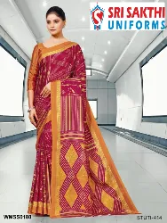 Womens Uniforms - Staff Uniform Sarees - Wholesale Dealers in Erode, Tamilnadu