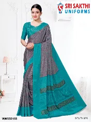 Womens Uniforms - Staff Uniform Sarees - Wholesale Sale in Erode, Tamilnadu